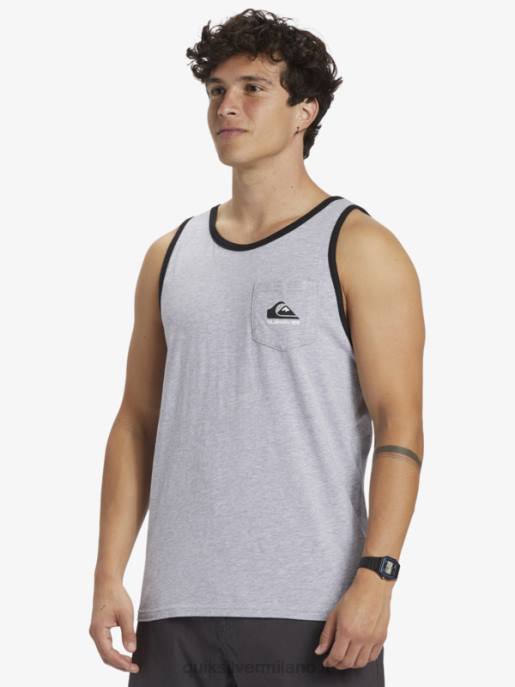 esso Quiksilver uomini t-shirt serbatoio omni tasca erica atletica HTZR556