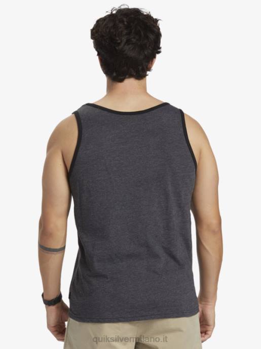 esso Quiksilver uomini t-shirt serbatoio omni tasca erica carbone HTZR555