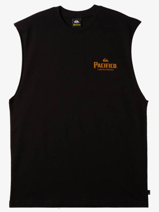 esso Quiksilver x Pacifico uomini carro armato sparatutto dritto nero HTZR4