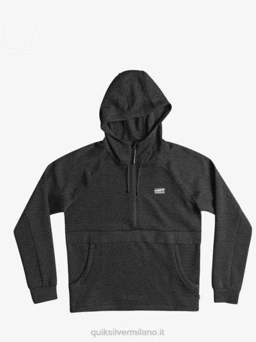 esso Quiksilver uomini calpesta la felpa con mezza zip erica fantasma HTZR1370