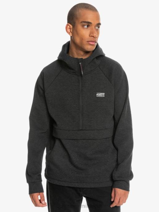 esso Quiksilver uomini calpesta la felpa con mezza zip erica fantasma HTZR1370