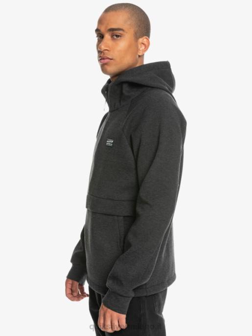 esso Quiksilver uomini calpesta la felpa con mezza zip erica fantasma HTZR1370