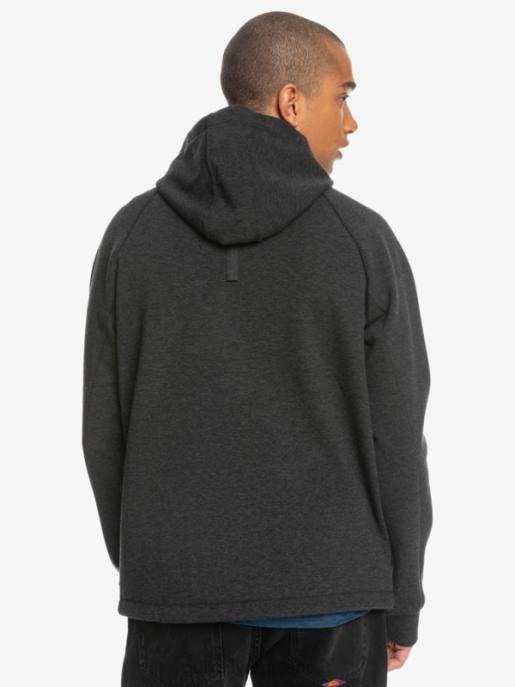 esso Quiksilver uomini calpesta la felpa con mezza zip erica fantasma HTZR1370