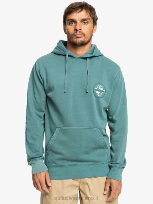 esso Quiksilver uomini dolce come la felpa con cappuccio blu bretone HTZR1220