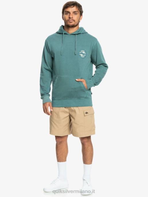 esso Quiksilver uomini dolce come la felpa con cappuccio blu bretone HTZR1220
