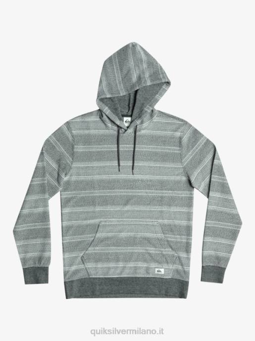 esso Quiksilver uomini fantastica felpa con cappuccio otway striscia otway nera HTZR580