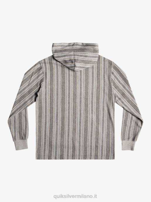 esso Quiksilver uomini felpa con cappuccio baja nero baja vert HTZR1544