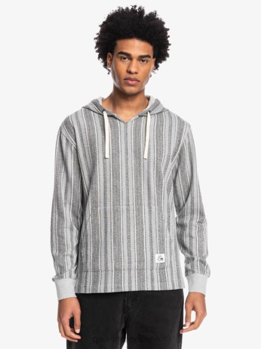esso Quiksilver uomini felpa con cappuccio baja nero baja vert HTZR1544