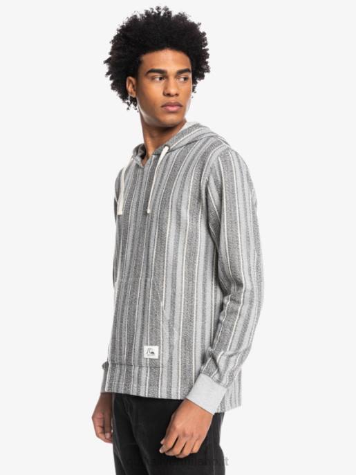esso Quiksilver uomini felpa con cappuccio baja nero baja vert HTZR1544