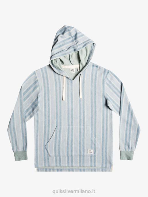 esso Quiksilver uomini felpa con cappuccio baja provenzale blu baja vert HTZR1545
