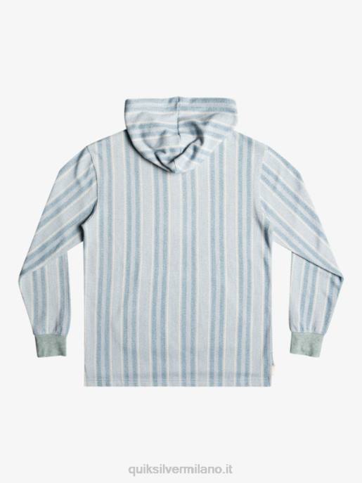 esso Quiksilver uomini felpa con cappuccio baja provenzale blu baja vert HTZR1545