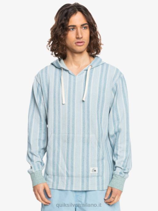 esso Quiksilver uomini felpa con cappuccio baja provenzale blu baja vert HTZR1545