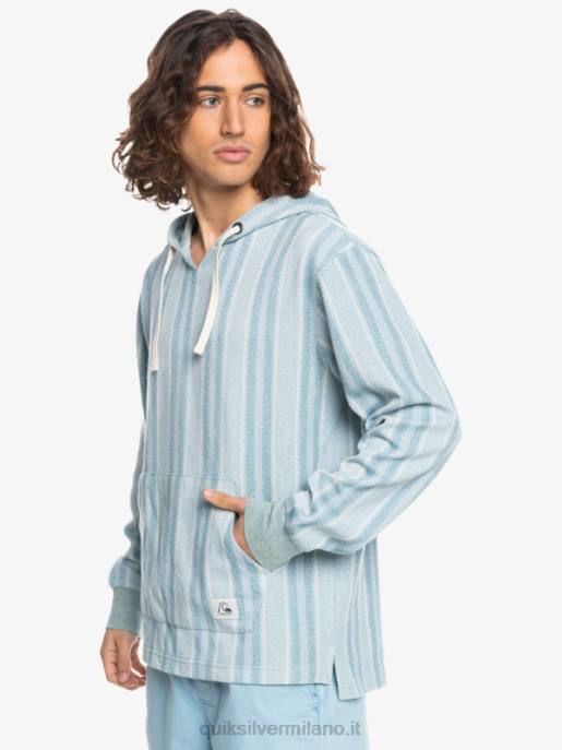 esso Quiksilver uomini felpa con cappuccio baja provenzale blu baja vert HTZR1545
