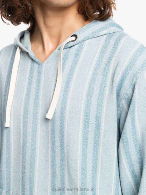 esso Quiksilver uomini felpa con cappuccio baja provenzale blu baja vert HTZR1545