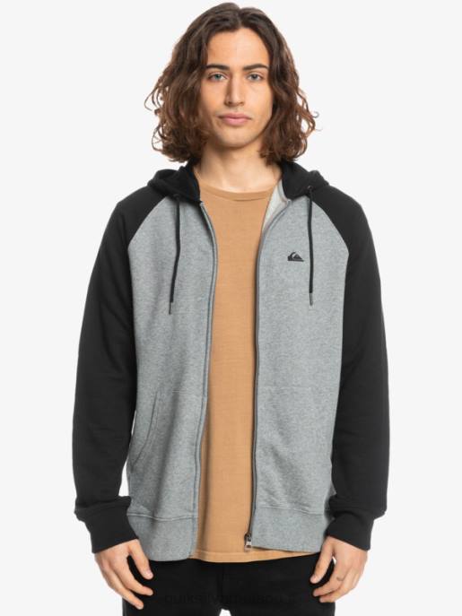 esso Quiksilver uomini felpa con cappuccio con zip essentials blazer blu scuro/ lungh HTZR1513