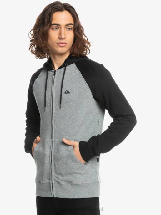 esso Quiksilver uomini felpa con cappuccio con zip essentials blazer blu scuro/ lungh HTZR1513