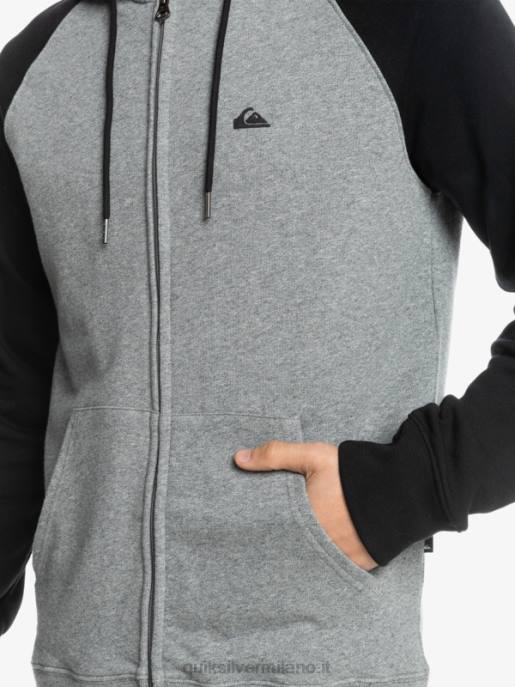 esso Quiksilver uomini felpa con cappuccio con zip essentials blazer blu scuro/ lungh HTZR1513