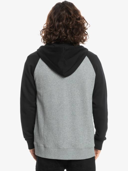 esso Quiksilver uomini felpa con cappuccio con zip essentials blazer blu scuro/ lungh HTZR1513