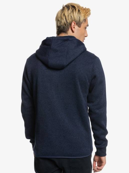 esso Quiksilver uomini felpa con cappuccio con zip keller notte parigina HTZR1478