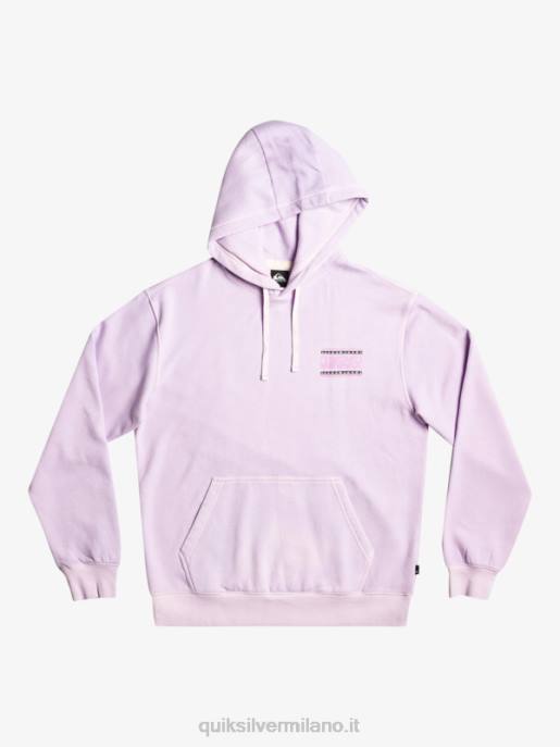 esso Quiksilver uomini felpa con cappuccio in lastra al neon lilla pastello HTZR1356