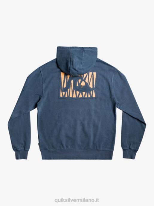 esso Quiksilver uomini felpa con cappuccio in lastra al neon mare di Bering HTZR1355