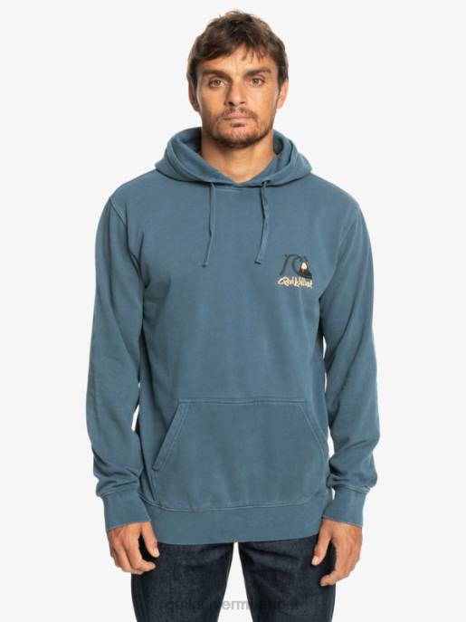 esso Quiksilver uomini felpa con cappuccio in lastra al neon mare di Bering HTZR1355