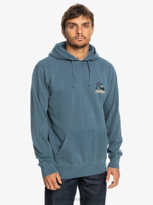 esso Quiksilver uomini felpa con cappuccio in lastra al neon mare di Bering HTZR1355