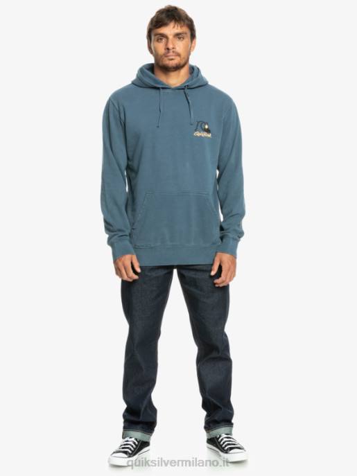 esso Quiksilver uomini felpa con cappuccio in lastra al neon mare di Bering HTZR1355