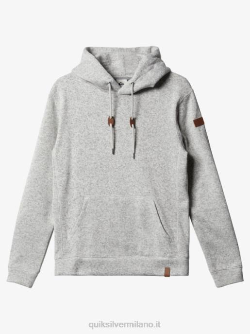 esso Quiksilver uomini felpa con cappuccio keller erica grigio chiaro HTZR1711