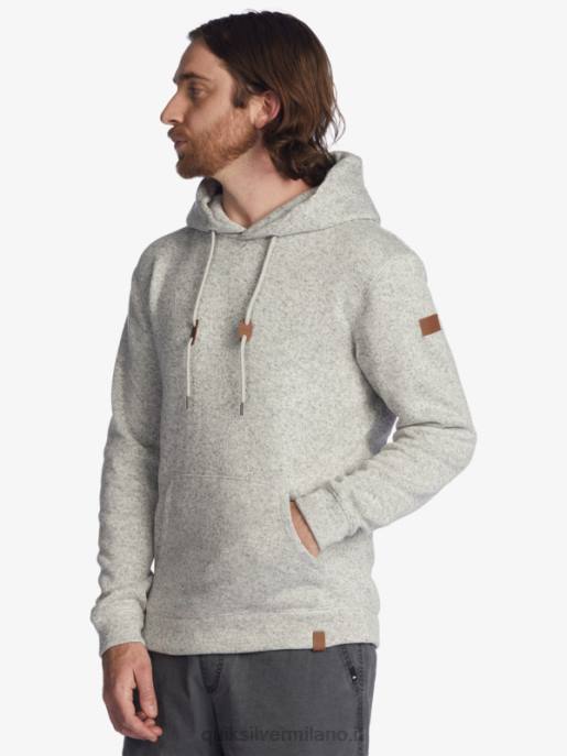 esso Quiksilver uomini felpa con cappuccio keller erica grigio chiaro HTZR1711