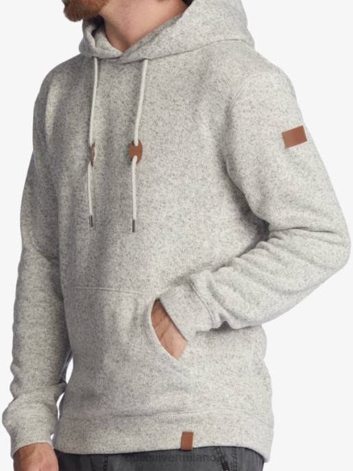 esso Quiksilver uomini felpa con cappuccio keller erica grigio chiaro HTZR1711