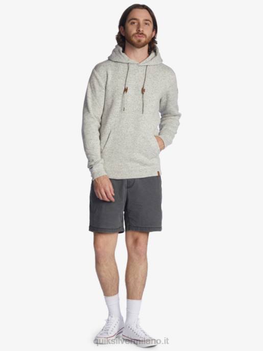 esso Quiksilver uomini felpa con cappuccio keller erica grigio chiaro HTZR1711