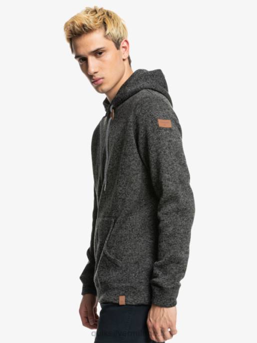 esso Quiksilver uomini felpa con cappuccio keller erica grigio scuro HTZR1710