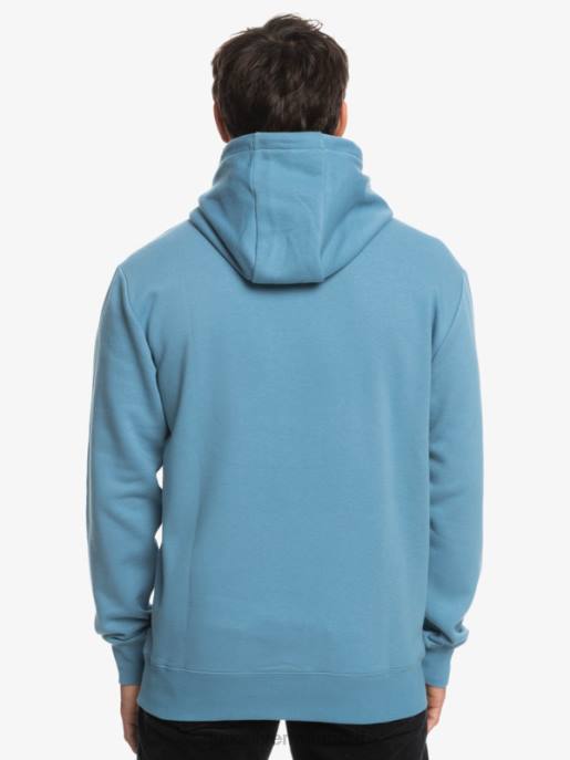 esso Quiksilver uomini felpa con cappuccio omni check provenzale HTZR1485