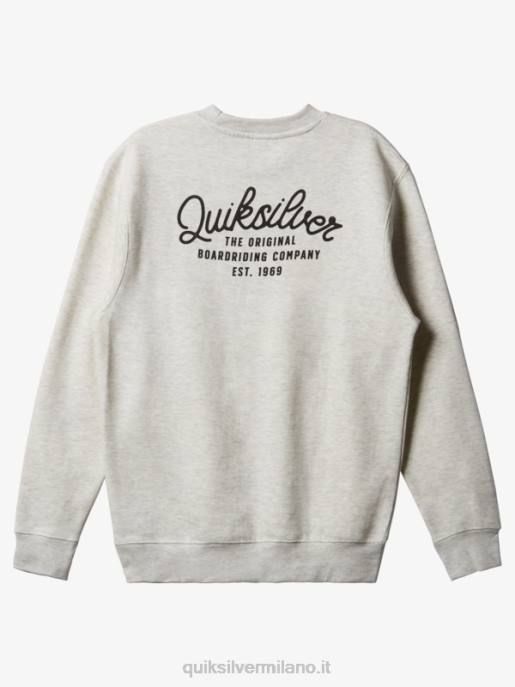 esso Quiksilver uomini felpa girocollo New Estate erica di farina d\'avena HTZR1803