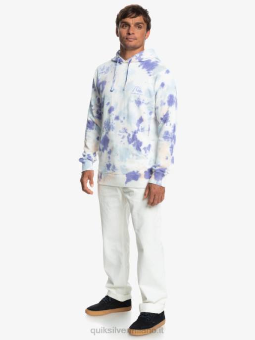 esso Quiksilver uomini felpa tie-dye nuvolata tintura per cravatta nuvolata color pesca HTZR1502