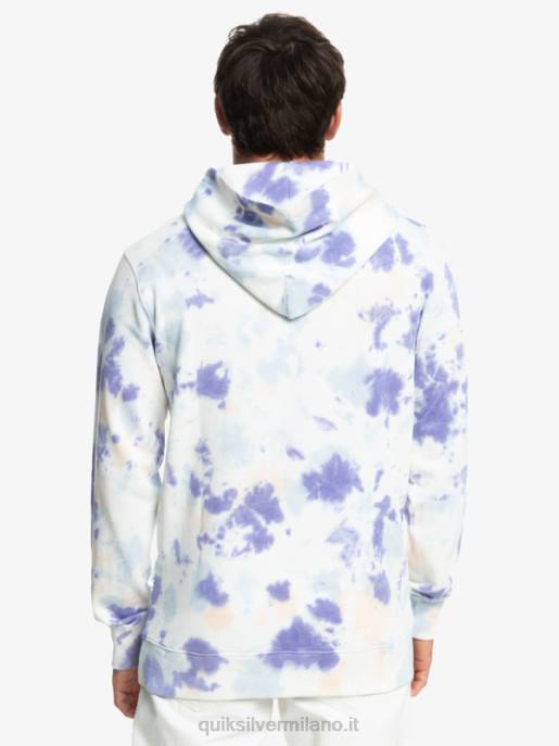 esso Quiksilver uomini felpa tie-dye nuvolata tintura per cravatta nuvolata color pesca HTZR1502