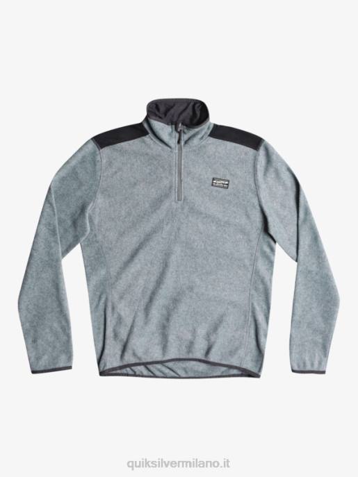 esso Quiksilver uomini maglione in pile a un quarto di aker grigio erica HTZR1879