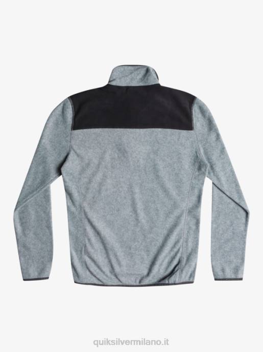 esso Quiksilver uomini maglione in pile a un quarto di aker grigio erica HTZR1879