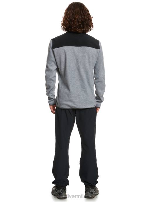 esso Quiksilver uomini maglione in pile a un quarto di aker grigio erica HTZR1879