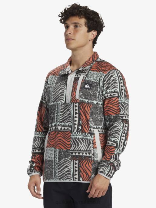 esso Quiksilver uomini nessun pullover in pile a scatto di destinazione salmone fresco saltato fuori HTZR1041