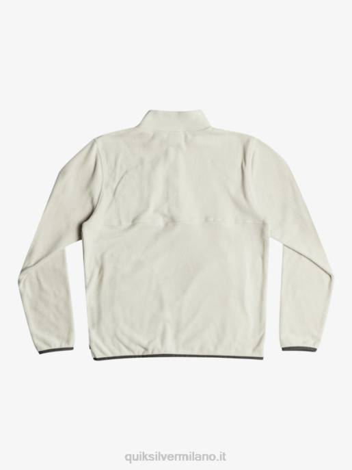 esso Quiksilver uomini nessun pullover in pile a scatto di destinazione viola grigio HTZR1039
