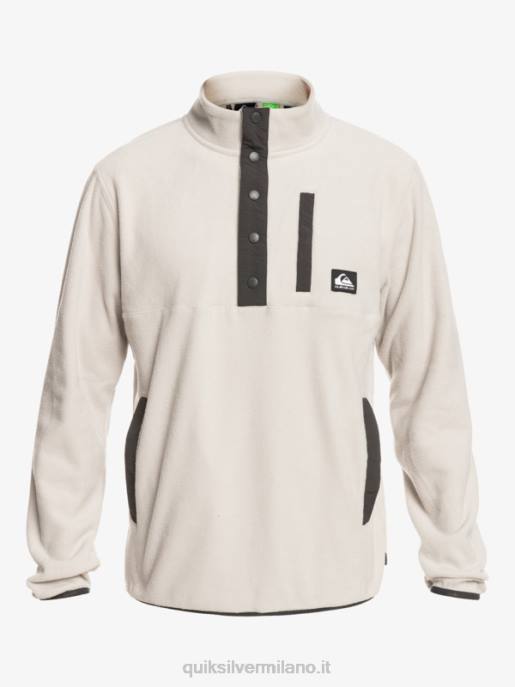 esso Quiksilver uomini nessun pullover in pile a scatto di destinazione viola grigio HTZR1039