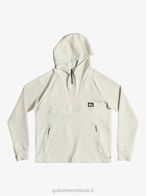 esso Quiksilver uomini scendere felpa con cappuccio erica viola grigia HTZR1029