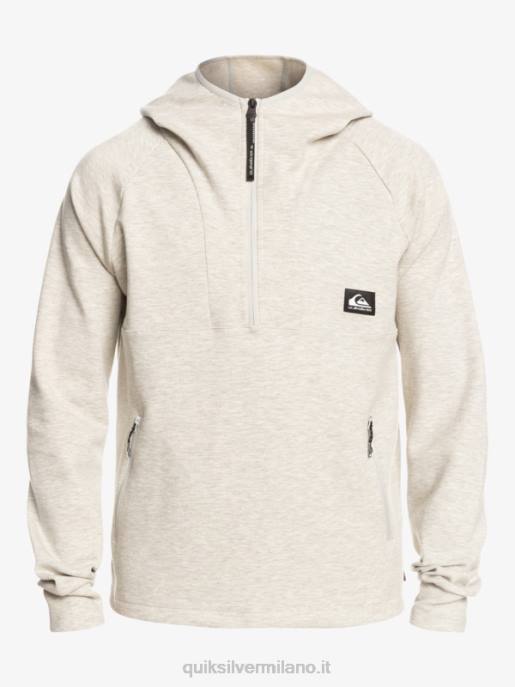 esso Quiksilver uomini scendere felpa con cappuccio erica viola grigia HTZR1029
