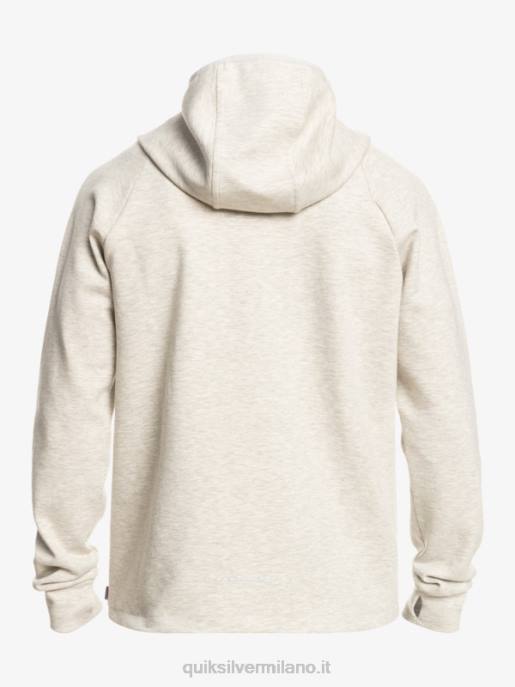 esso Quiksilver uomini scendere felpa con cappuccio erica viola grigia HTZR1029