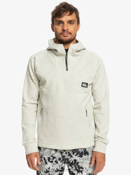 esso Quiksilver uomini scendere felpa con cappuccio erica viola grigia HTZR1029