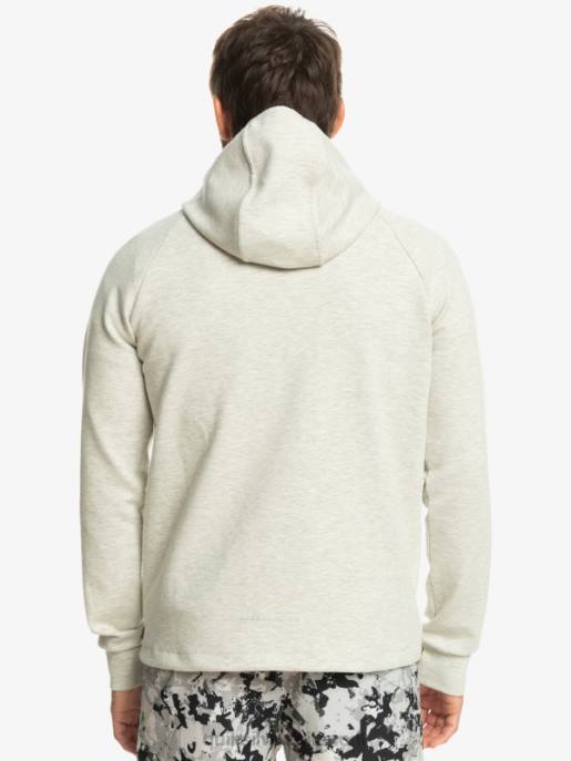 esso Quiksilver uomini scendere felpa con cappuccio erica viola grigia HTZR1029