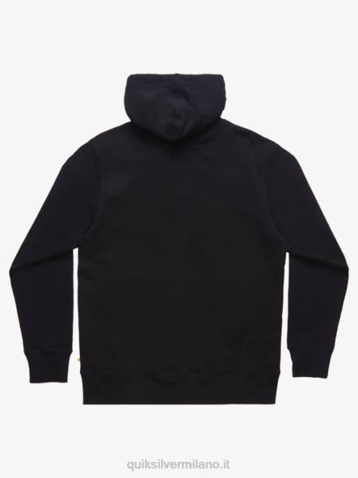 esso Quiksilver uomini waterman after surf felpa con cappuccio e zip nero HTZR1420