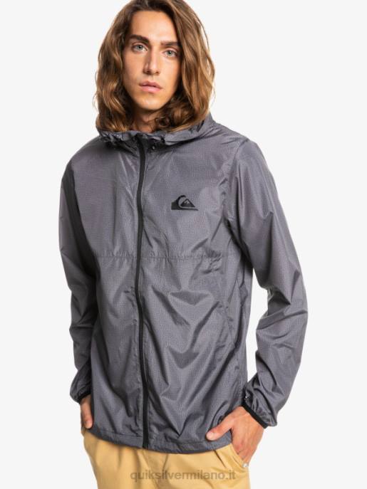 esso Quiksilver uomini giacca a vento per tutti i giorni erica grigio scuro HTZR1011